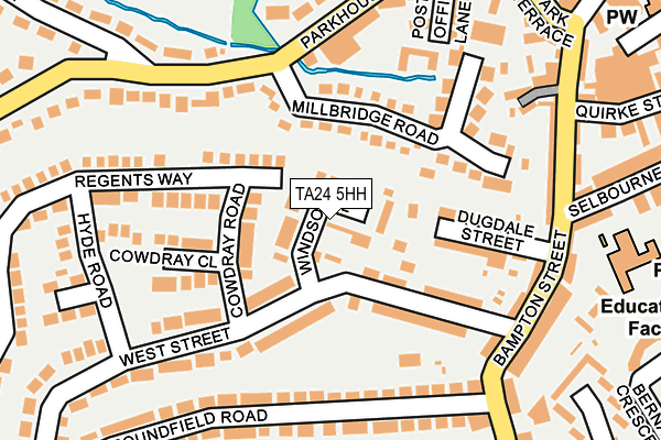 TA24 5HH map - OS OpenMap – Local (Ordnance Survey)