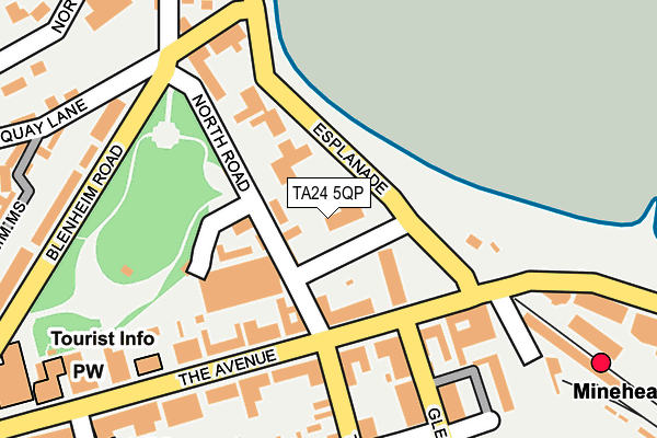 TA24 5QP map - OS OpenMap – Local (Ordnance Survey)