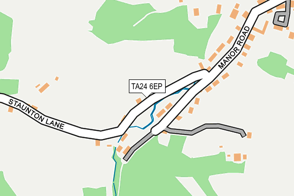 TA24 6EP map - OS OpenMap – Local (Ordnance Survey)