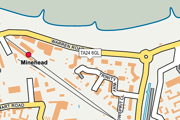 TA24 6GL map - OS OpenMap – Local (Ordnance Survey)