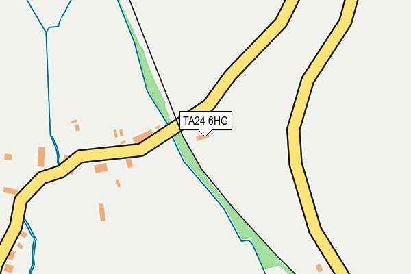 TA24 6HG map - OS OpenMap – Local (Ordnance Survey)