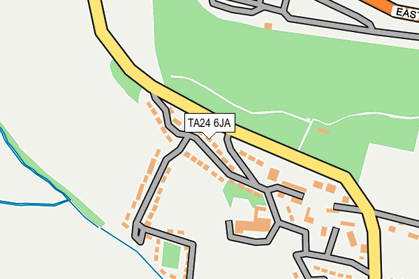 TA24 6JA map - OS OpenMap – Local (Ordnance Survey)