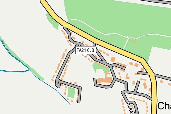 TA24 6JB map - OS OpenMap – Local (Ordnance Survey)