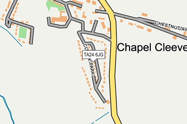 TA24 6JG map - OS OpenMap – Local (Ordnance Survey)