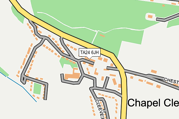 TA24 6JH map - OS OpenMap – Local (Ordnance Survey)