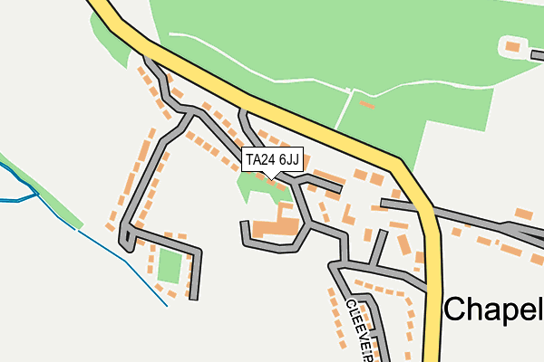 TA24 6JJ map - OS OpenMap – Local (Ordnance Survey)
