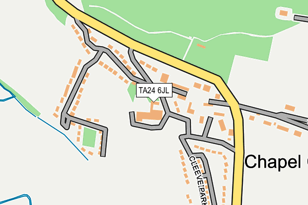 TA24 6JL map - OS OpenMap – Local (Ordnance Survey)
