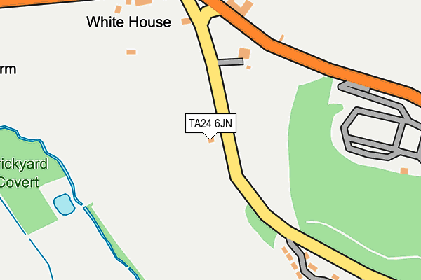 TA24 6JN map - OS OpenMap – Local (Ordnance Survey)