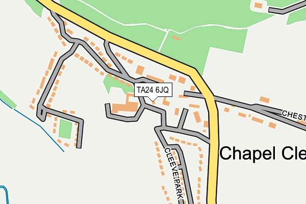 TA24 6JQ map - OS OpenMap – Local (Ordnance Survey)