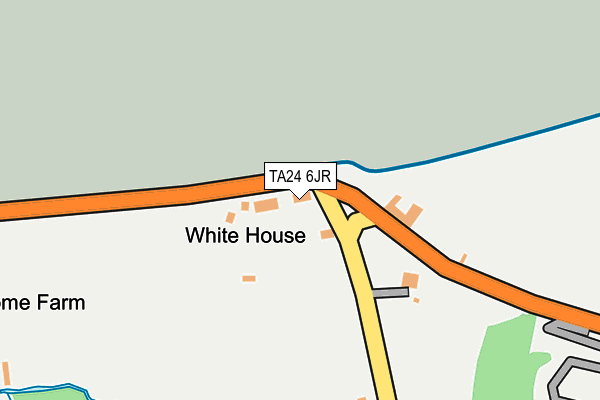 TA24 6JR map - OS OpenMap – Local (Ordnance Survey)