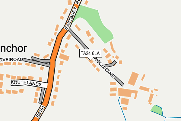 TA24 6LA map - OS OpenMap – Local (Ordnance Survey)