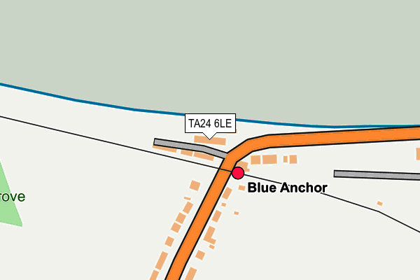 TA24 6LE map - OS OpenMap – Local (Ordnance Survey)