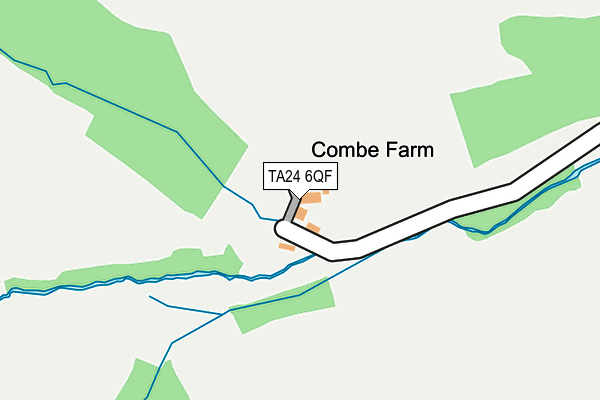 TA24 6QF map - OS OpenMap – Local (Ordnance Survey)