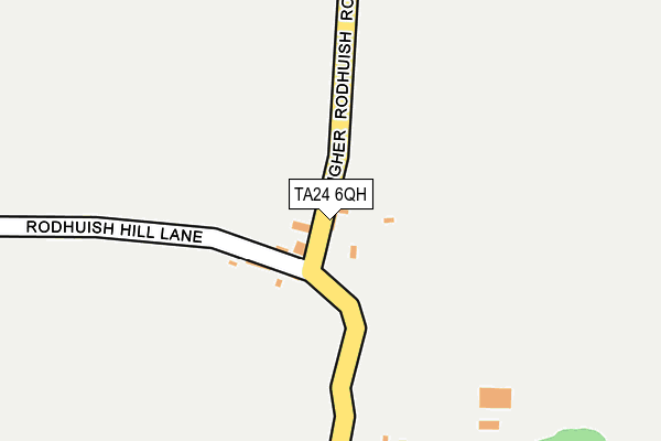 TA24 6QH map - OS OpenMap – Local (Ordnance Survey)