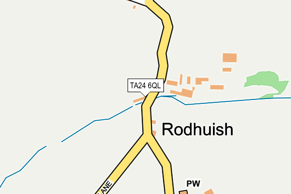 TA24 6QL map - OS OpenMap – Local (Ordnance Survey)