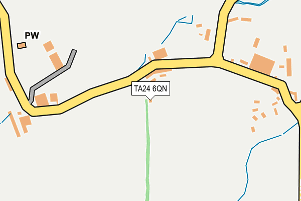 TA24 6QN map - OS OpenMap – Local (Ordnance Survey)