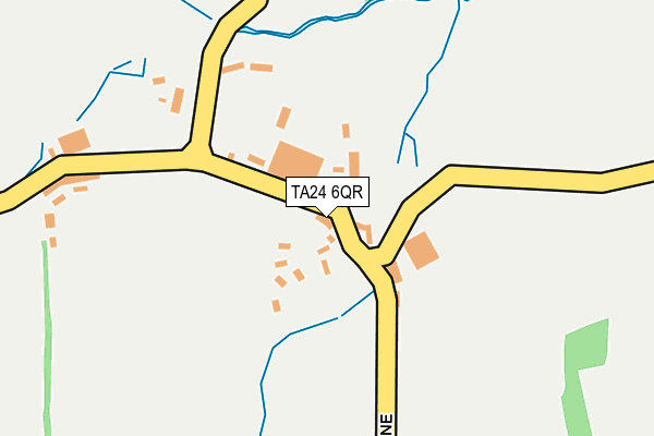 TA24 6QR map - OS OpenMap – Local (Ordnance Survey)