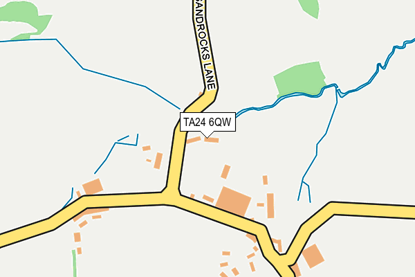 TA24 6QW map - OS OpenMap – Local (Ordnance Survey)