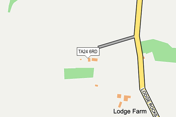 TA24 6RD map - OS OpenMap – Local (Ordnance Survey)