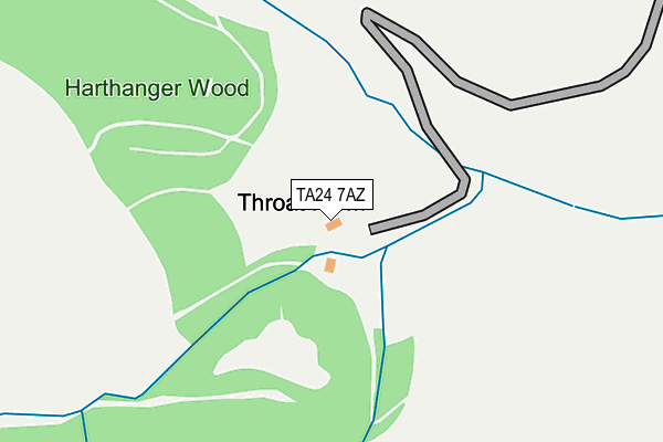 TA24 7AZ map - OS OpenMap – Local (Ordnance Survey)