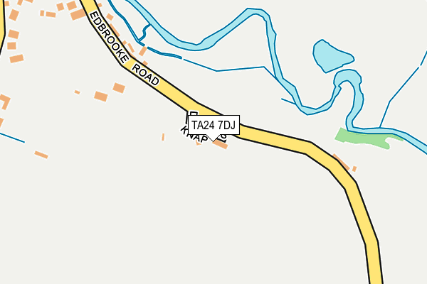TA24 7DJ map - OS OpenMap – Local (Ordnance Survey)
