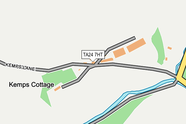 TA24 7HT map - OS OpenMap – Local (Ordnance Survey)