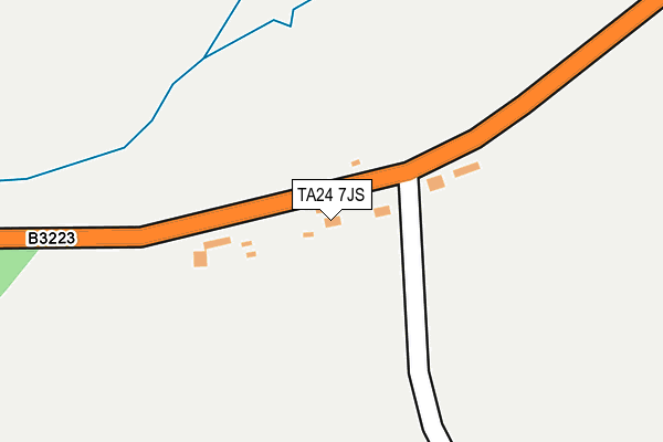 TA24 7JS map - OS OpenMap – Local (Ordnance Survey)