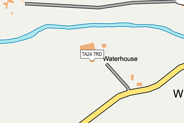 TA24 7RD map - OS OpenMap – Local (Ordnance Survey)