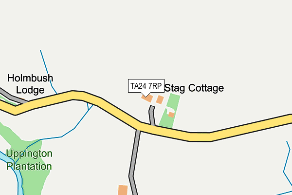 TA24 7RP map - OS OpenMap – Local (Ordnance Survey)