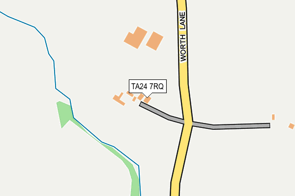 TA24 7RQ map - OS OpenMap – Local (Ordnance Survey)