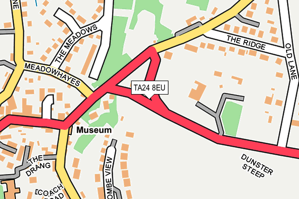 TA24 8EU map - OS OpenMap – Local (Ordnance Survey)