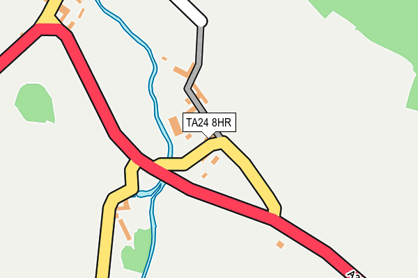 TA24 8HR map - OS OpenMap – Local (Ordnance Survey)