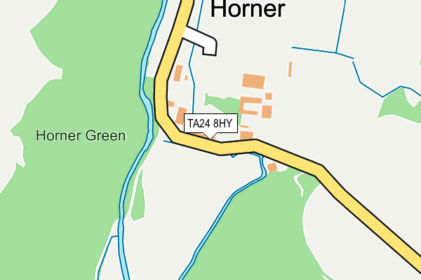 TA24 8HY map - OS OpenMap – Local (Ordnance Survey)