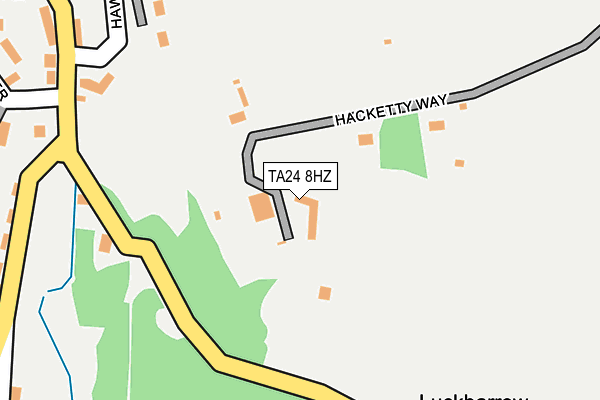TA24 8HZ map - OS OpenMap – Local (Ordnance Survey)