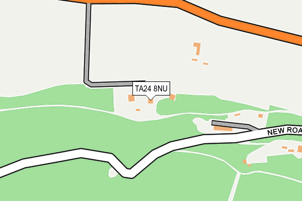 TA24 8NU map - OS OpenMap – Local (Ordnance Survey)