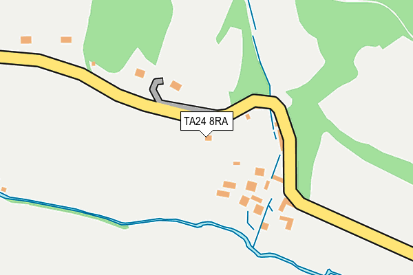 TA24 8RA map - OS OpenMap – Local (Ordnance Survey)