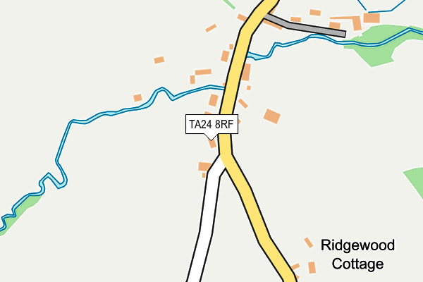 TA24 8RF map - OS OpenMap – Local (Ordnance Survey)