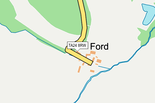 TA24 8RW map - OS OpenMap – Local (Ordnance Survey)