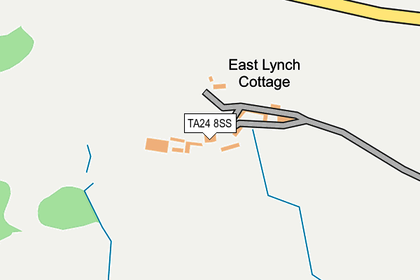 TA24 8SS map - OS OpenMap – Local (Ordnance Survey)