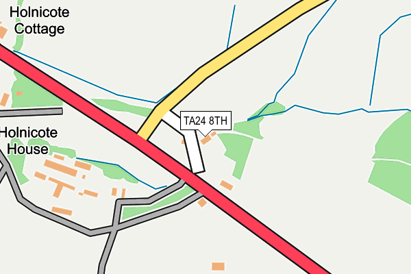 TA24 8TH map - OS OpenMap – Local (Ordnance Survey)