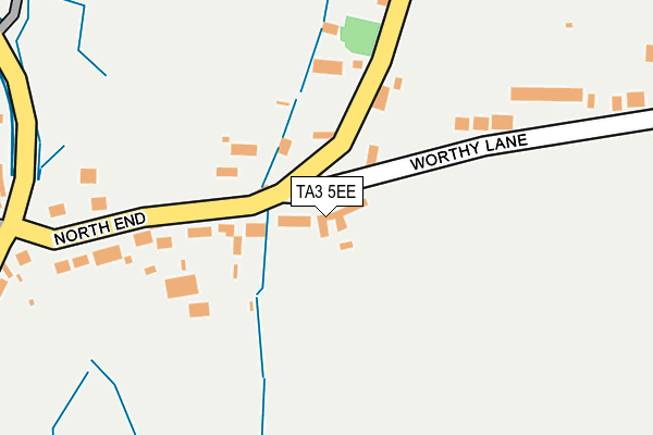 TA3 5EE map - OS OpenMap – Local (Ordnance Survey)