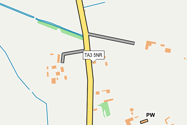 TA3 5NR map - OS OpenMap – Local (Ordnance Survey)
