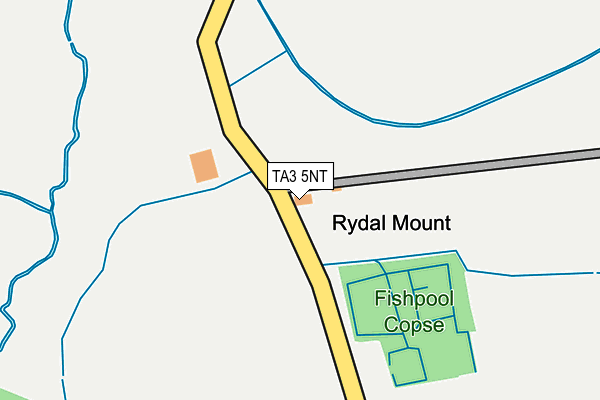 TA3 5NT map - OS OpenMap – Local (Ordnance Survey)