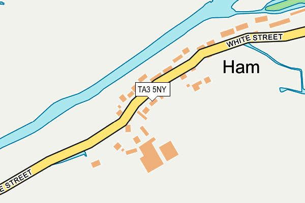 TA3 5NY map - OS OpenMap – Local (Ordnance Survey)
