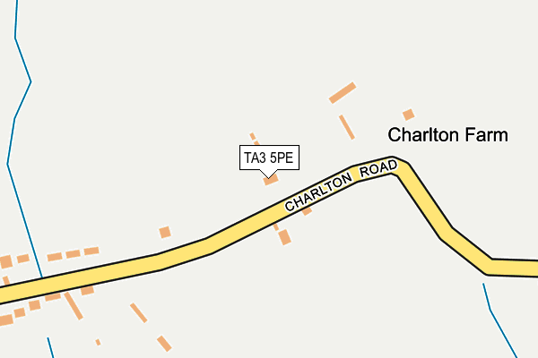 TA3 5PE map - OS OpenMap – Local (Ordnance Survey)