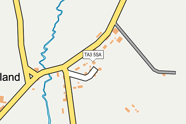 TA3 5SA map - OS OpenMap – Local (Ordnance Survey)