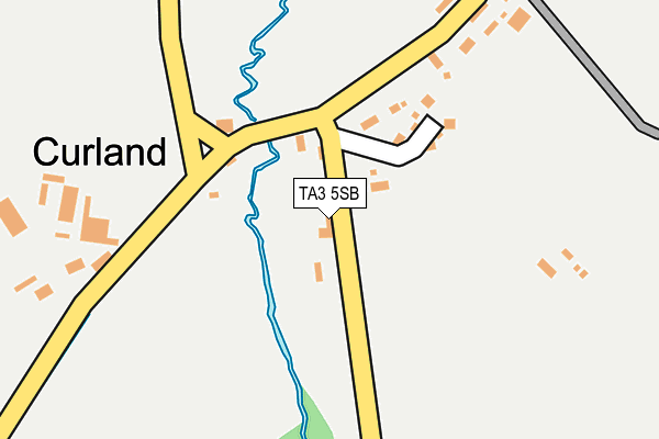 TA3 5SB map - OS OpenMap – Local (Ordnance Survey)