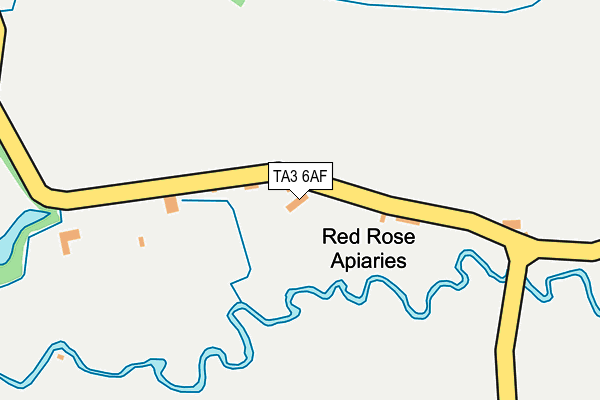 TA3 6AF map - OS OpenMap – Local (Ordnance Survey)
