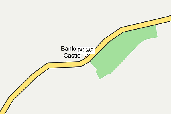 TA3 6AP map - OS OpenMap – Local (Ordnance Survey)