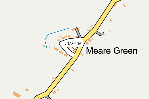 TA3 6DA map - OS OpenMap – Local (Ordnance Survey)